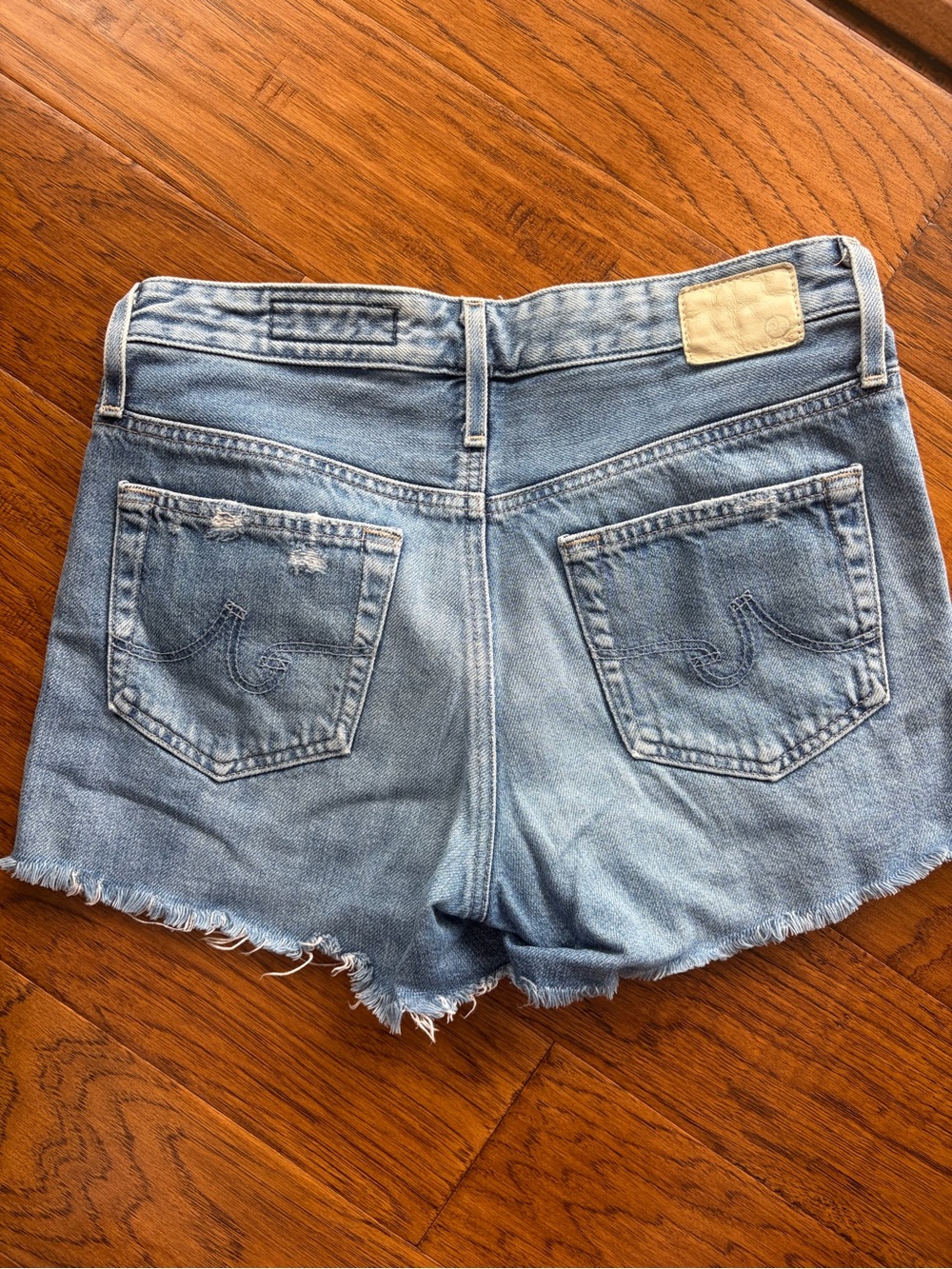 AG denim shorts